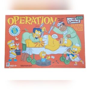 The Simpsons Operation Board Game - Multicolor
